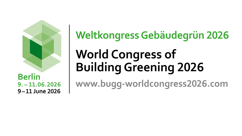 Weltkongress Gebäudegrün 2026